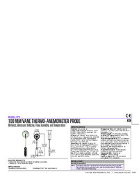 Thumbnail of document Data Sheet - VP2 Wireless Vane Thermo-Anemometer Probe